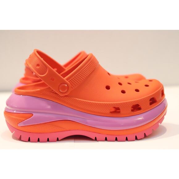 Crocs Mega Crush Clog Sz 8 Lava - Picture 1 of 6
